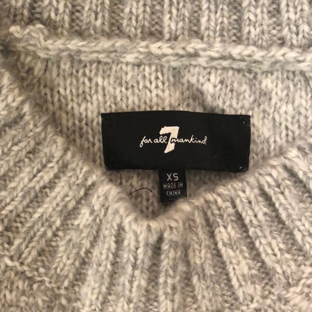 7 For All Mankind Cap Sleeve Wool Sweater - Picture 5 of 5